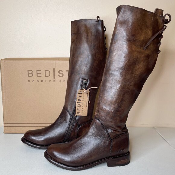 BED STU Manchester Heavily Distressed Riding Boots BEDSTU Size 8.5 - Picture 1 of 16
